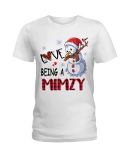 I Love Being A Mimzy - Xmas Ladies T-Shirt tile
