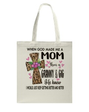 Mom Then A Granny & Gig - Cross Tote Bag tile