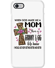 Mom Then A Granny & Gig - Cross Phone Case tile