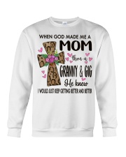 Mom Then A Granny & Gig - Cross Crewneck Sweatshirt tile