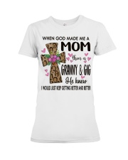 Mom Then A Granny & Gig - Cross Premium Fit Ladies Tee tile