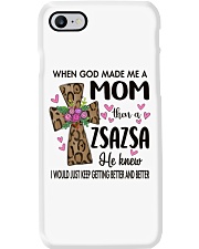 Mom Then A Zsazsa - Cross Phone Case tile