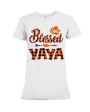 Blessed Yaya - Autumn Premium Fit Ladies Tee tile