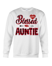 Blessed Auntie - Red Crewneck Sweatshirt tile