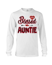 Blessed Auntie - Red Long Sleeve Tee tile