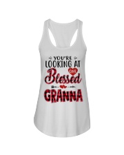One Blessed Granna - Red Ladies Flowy Tank tile