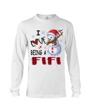 I Love Being A Fifi - Xmas Long Sleeve Tee tile