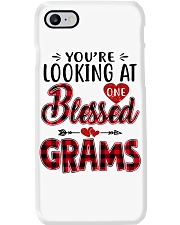 One Blessed Grams - Red Phone Case tile