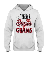One Blessed Grams - Red Hooded Sweatshirt tile