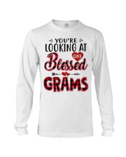 One Blessed Grams - Red Long Sleeve Tee tile