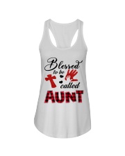 Blessed To Be Called Aunt - Red Ladies Flowy Tank tile