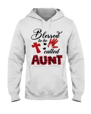Blessed To Be Called Aunt - Red Hooded Sweatshirt tile