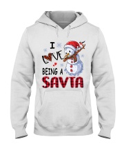 I Love Being A Savta - Xmas Hooded Sweatshirt tile