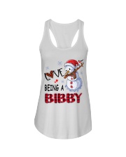 I Love Being A Bibby - Xmas Ladies Flowy Tank tile