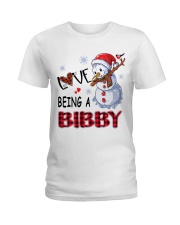 I Love Being A Bibby - Xmas Ladies T-Shirt tile