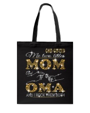 Mom And Oma - Bling M Tote Bag tile
