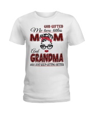 Mom And Grandma - Red 2022 .Png Ladies T-Shirt tile