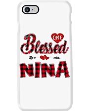 Blessed Nina - Red Phone Case tile