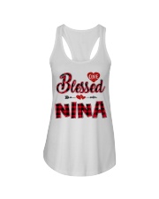 Blessed Nina - Red Ladies Flowy Tank tile