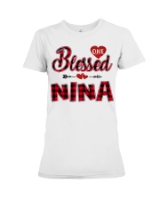 Blessed Nina - Red Premium Fit Ladies Tee tile
