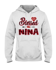 Blessed Nina - Red Hooded Sweatshirt tile