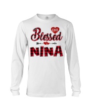 Blessed Nina - Red Long Sleeve Tee tile