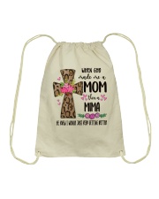 Mom Then A Mima - Cross 2 Drawstring Bag tile