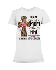 Mom Then A Mima - Cross 2 Premium Fit Ladies Tee tile