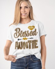 Blessed Auntie - Leo Classic T-Shirt apparel-classic-tshirt-lifestyle-front-100
