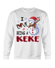 I Love Being A Keke - Xmas Crewneck Sweatshirt tile