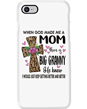 Mom Then A Big Granny - Cross Phone Case tile