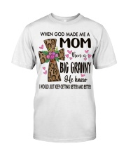 Mom Then A Big Granny - Cross Classic T-Shirt front