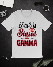 One Blessed Gamma - Red Classic T-Shirt lifestyle-mens-crewneck-front-16