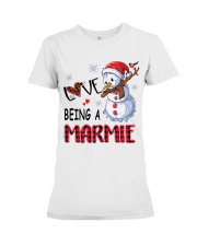 I Love Being A Marmie - Xmas Premium Fit Ladies Tee tile