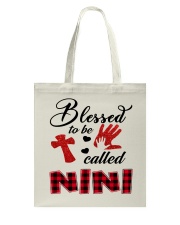 Blessed To Be Called Nini - Red Tote Bag tile