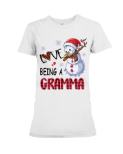 I Love Being A Gramma - Xmas Premium Fit Ladies Tee tile