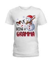 I Love Being A Gramma - Xmas Ladies T-Shirt tile