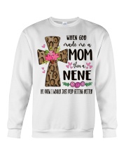 Mom Then A Nene - Cross 2 Crewneck Sweatshirt tile