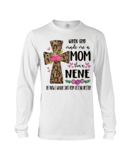 Mom Then A Nene - Cross 2 Long Sleeve Tee tile