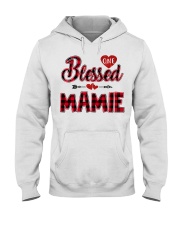 Blessed Mamie - Red Hooded Sweatshirt tile