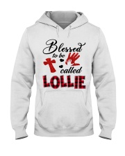 Blessed To Be Called Lollie - Red Hooded Sweatshirt tile