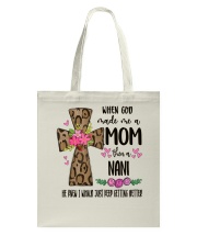 Mom Then A Nani - Cross 2 Tote Bag tile