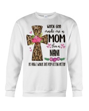 Mom Then A Nani - Cross 2 Crewneck Sweatshirt tile