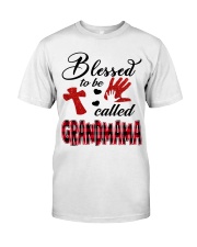 Blessed To Be Called Grandmama - Red Classic T-Shirt front