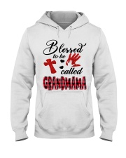 Blessed To Be Called Grandmama - Red Hooded Sweatshirt tile