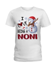 I Love Being A Noni - Xmas Ladies T-Shirt tile