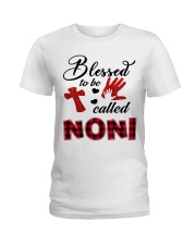 Blessed To Be Called Noni - Red Ladies T-Shirt tile