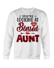 One Blessed Aunt - Red Crewneck Sweatshirt tile