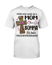 Mom Then A Bomma - Cross Classic T-Shirt front