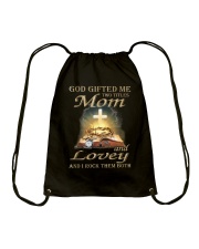 Mom And Lovey - Book Drawstring Bag tile
